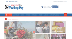 Desktop Screenshot of planningmyweddingday.com